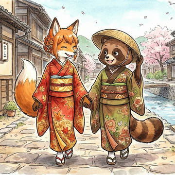 赤いきつねと緑のたぬき