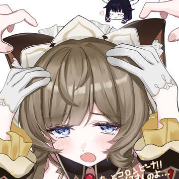 猫耳を付けられるサンドローネ