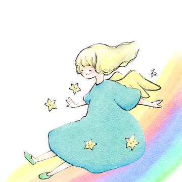虹の滑り台