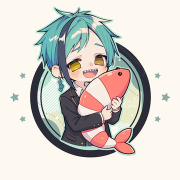 小エビちゃんと一緒。