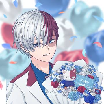 轟焦凍くんお誕生日おめでとう- ̗̀ 🎂 ̖́-