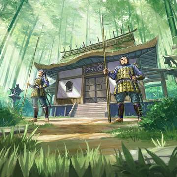 ［仕事絵］DRAGON SHOGUN_庵の見張り番