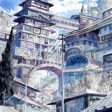 冬の階段
