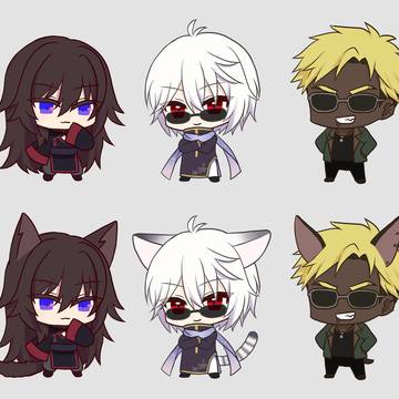 自陣ちびキャラケモミミver.