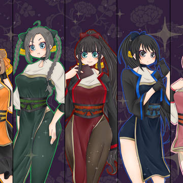 チャイナ服×5