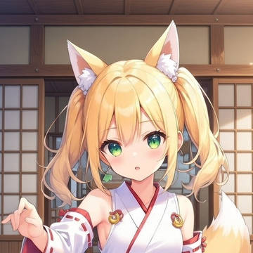 鼎ちゃんAI　狐巫女さん