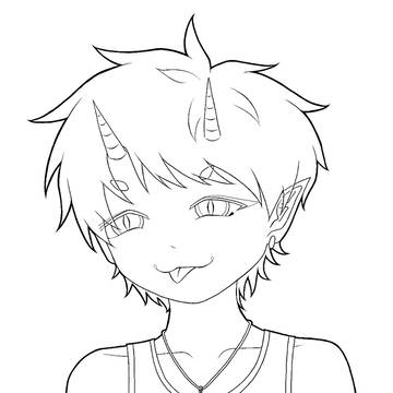 落書きの子