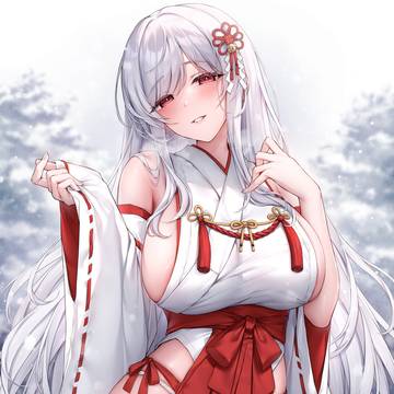 少し変わった巫女服姿のおねえさん⛩️