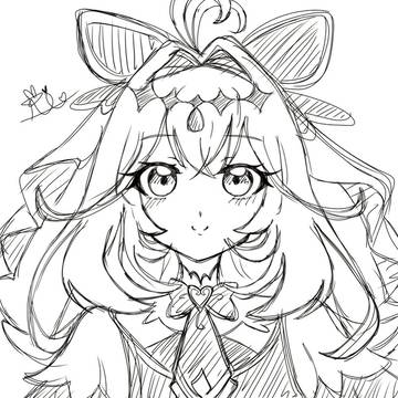 キュアアルカナ・シャドウ描いたわ✨