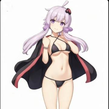 ビキニを着た結月ゆかり