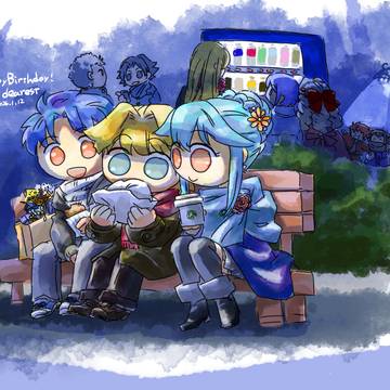 ギルベルトおたおめ絵