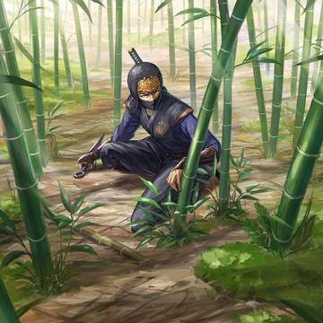 ［仕事絵］DRAGON SHOGUN_竹林の伏兵