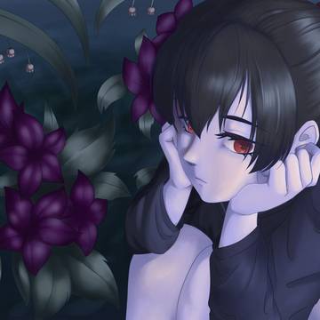 The gloomy girl