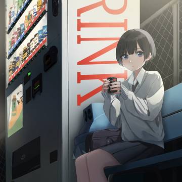 缶コーヒーと少女
