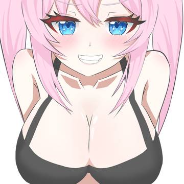 前かがみ胸見せ