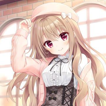 C107タペストリー「ふわっと萌央」