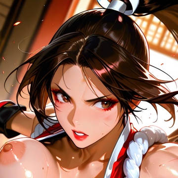 不知火舞 ripped clothes②