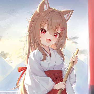 巫女ここりちゃん🐺