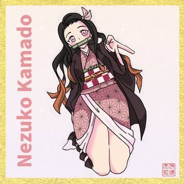 ピースするねずこちゃん