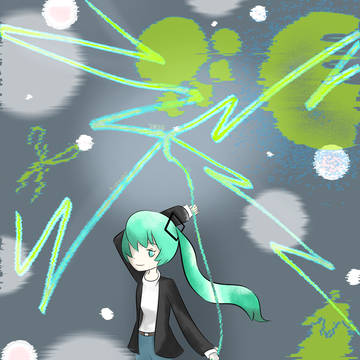 ヘルツ/初音ミク　記念イラスト