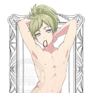 身支度をするキース君