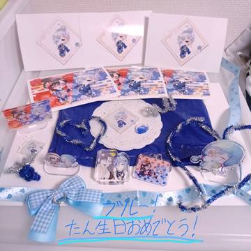 自創作キャラの誕生日〜!!💙