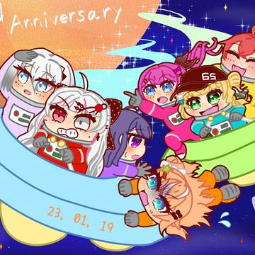 Idios3周年イラスト