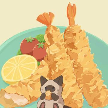 エビフライ🍤🐈⬛