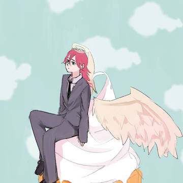 天使の悪魔のソフトクリーム