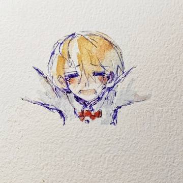 水彩画の制作