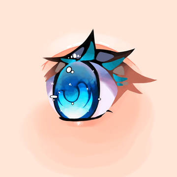 目描きました‼️