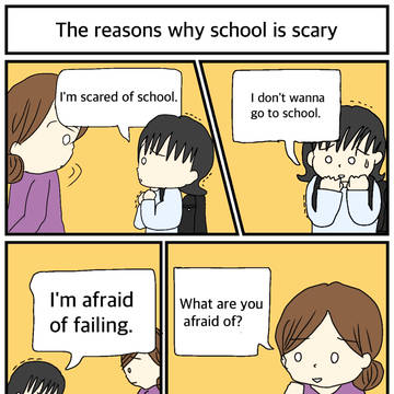 The reasons why school is scary