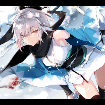 雪と桜3