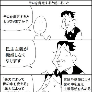 テロを肯定すると起こること