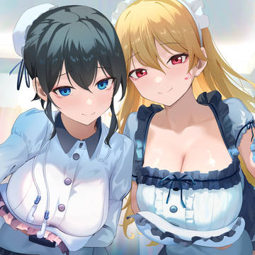 メイドの二人に包まれて