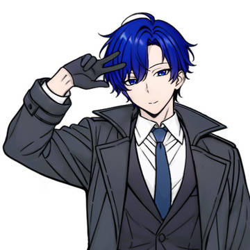 【フリー素材】ピースしているコートの男性