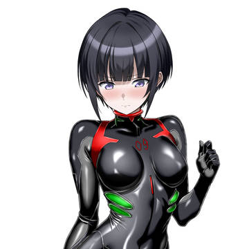 【Skeb】白雪千夜にプラグスーツを着せてみた