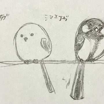 デフォルメ野鳥たち(小鳥)