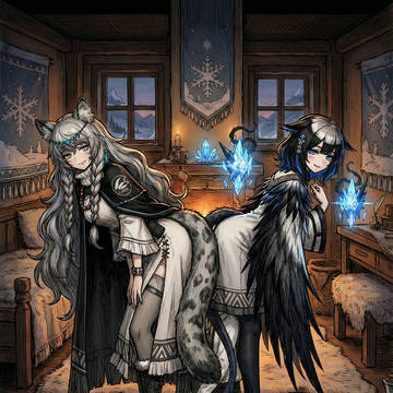 【明日方舟】初雪&耶拉