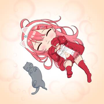 ねこのポーズ