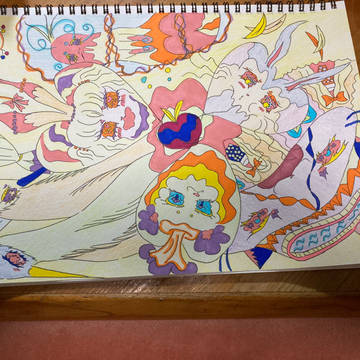 オリジナル(色塗り)