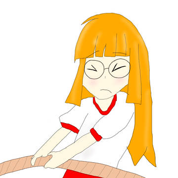 佐倉双葉　綱引き