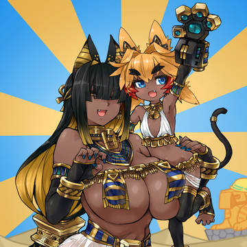 褐色エジプト猫耳獅子舞王CHAN2025