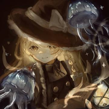魔理沙×ゼリーみたいなクラゲ🪼✨