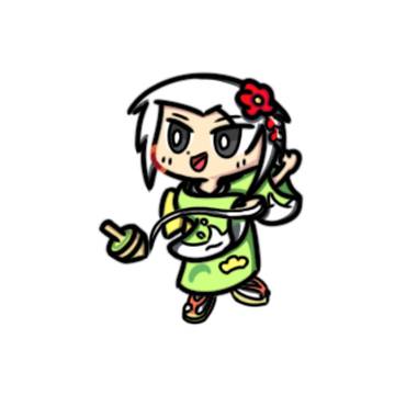 お正月さゆちゃん
