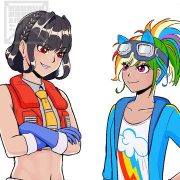 BISHOUJO スタースクリームとレインボーダッシュ
