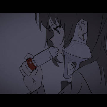 喘息の女の子