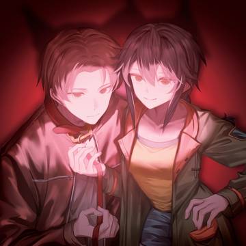 コントラストのある二人