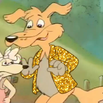 Shifty Dingo In Gold Sequin Jack
