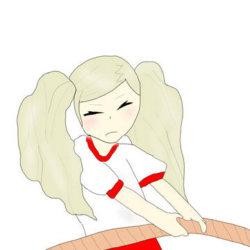 高巻杏　綱引き